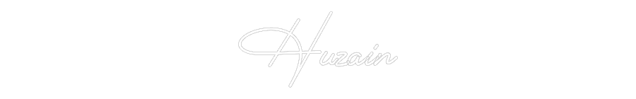Custom Neon: Huzain