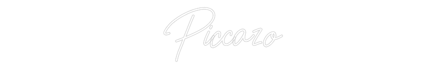 Custom Neon: Piccazo