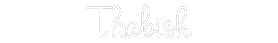 Custom Neon: Thabish
