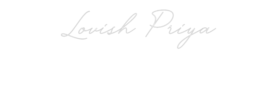 Custom Neon: Lovish Priya