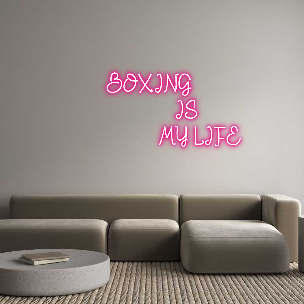 Custom Neon: BOXING
...