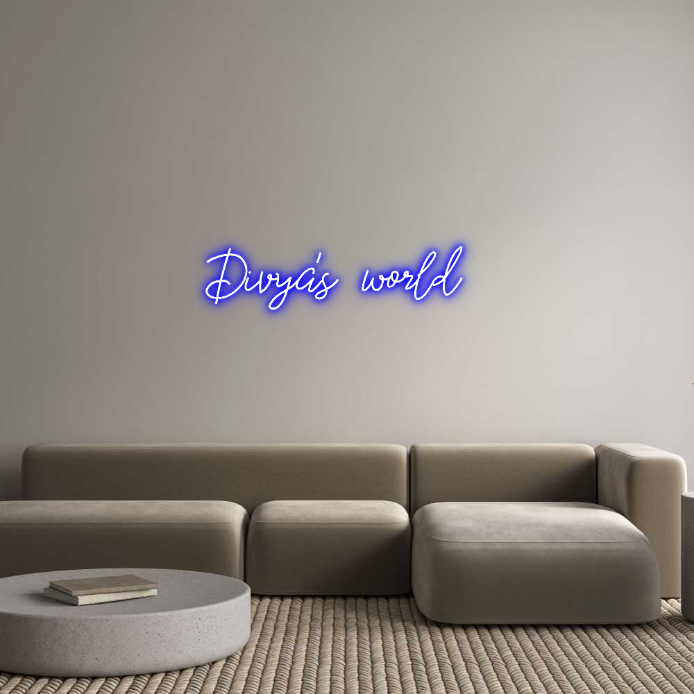 Custom Neon: Divya's world