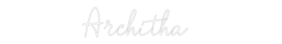 Custom Neon: Architha