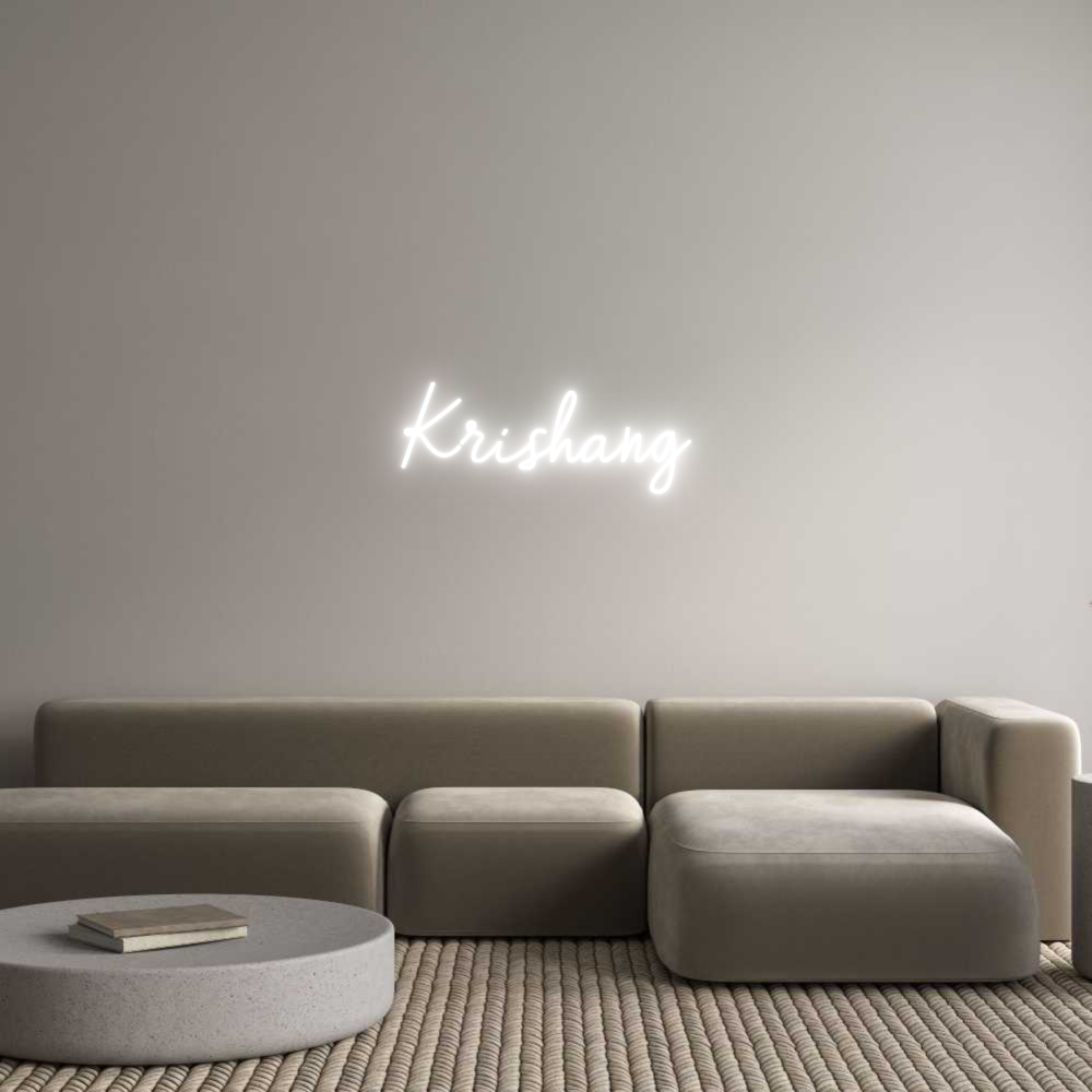 Custom Neon: Krishang