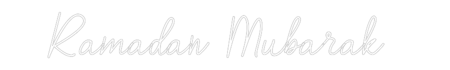 Custom Neon: Ramadan Mubar...