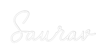 Custom Neon: Saurav