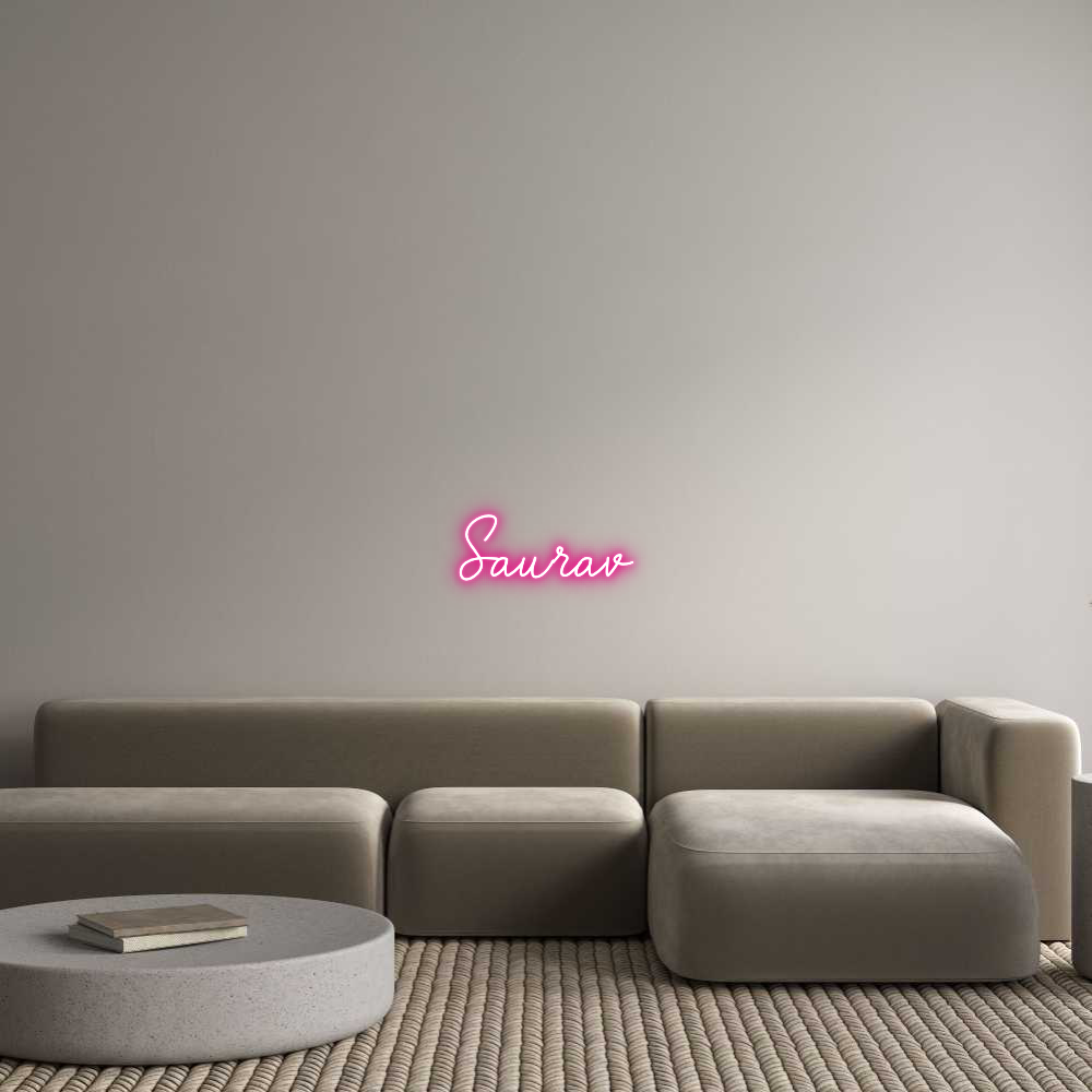Custom Neon: Saurav