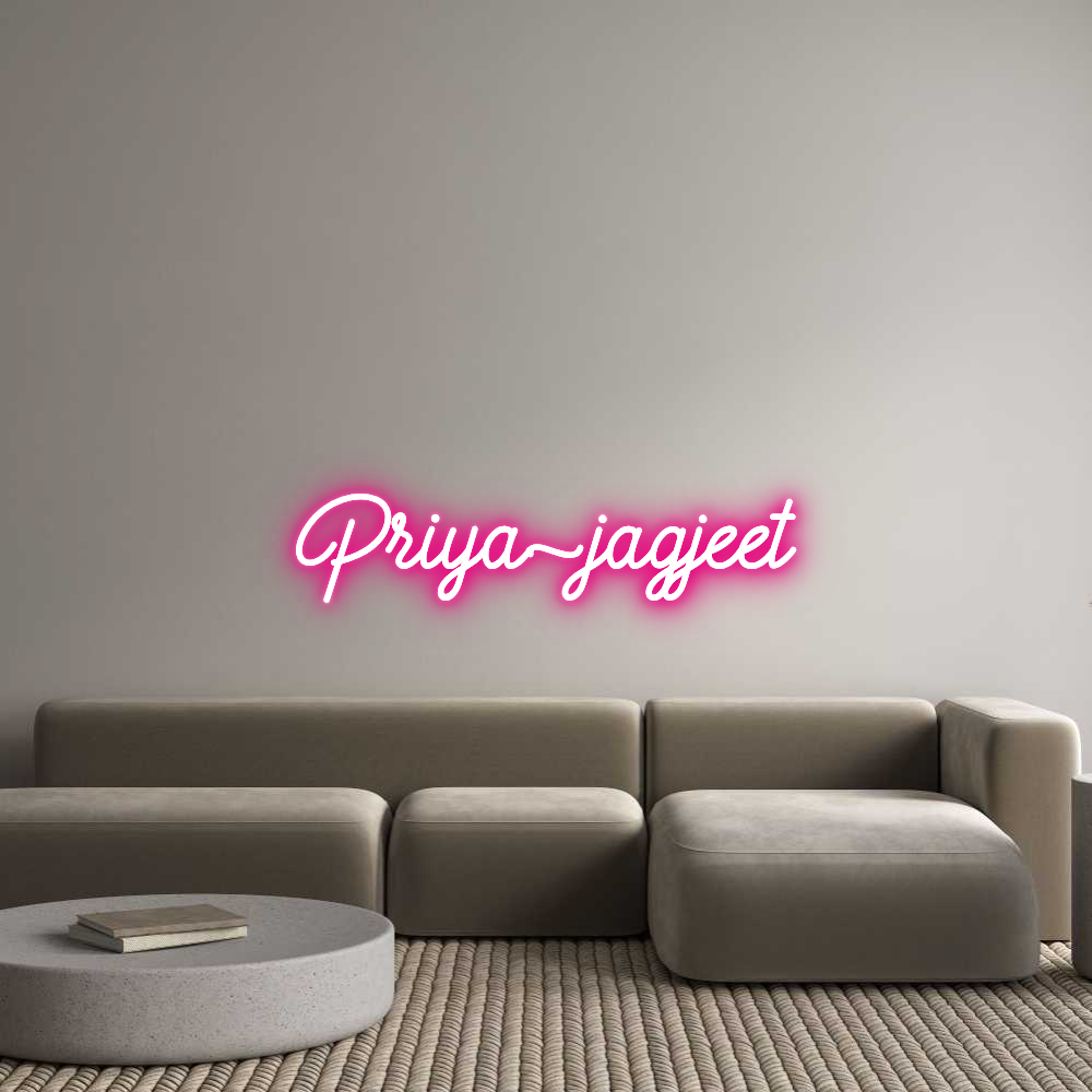 Custom Neon: Priya~jagjeet