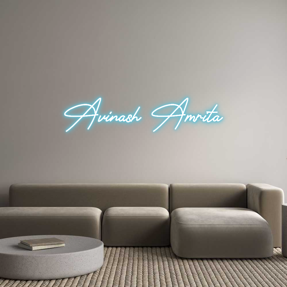 Custom Neon: Avinash Amrita