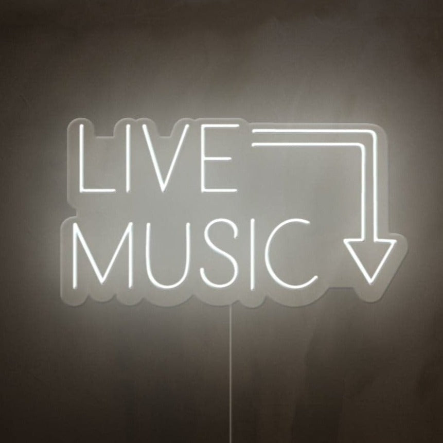 Live Music Neon Sign