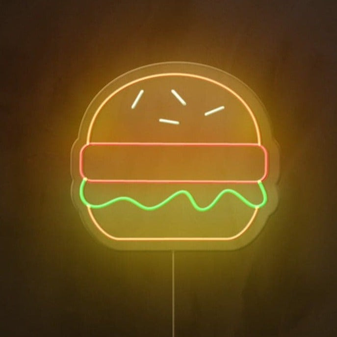 Burger Neon Sign