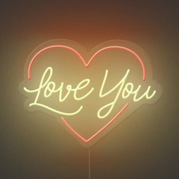 Love You Neon Sign