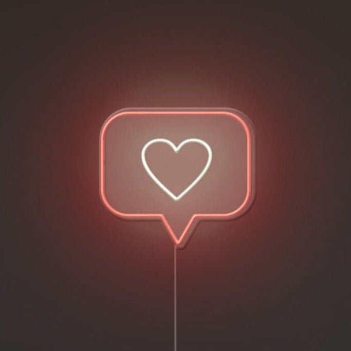 Insta Like Neon Sign