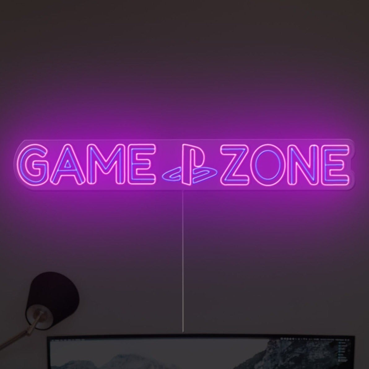 Playstation Game Zone Neon Sign