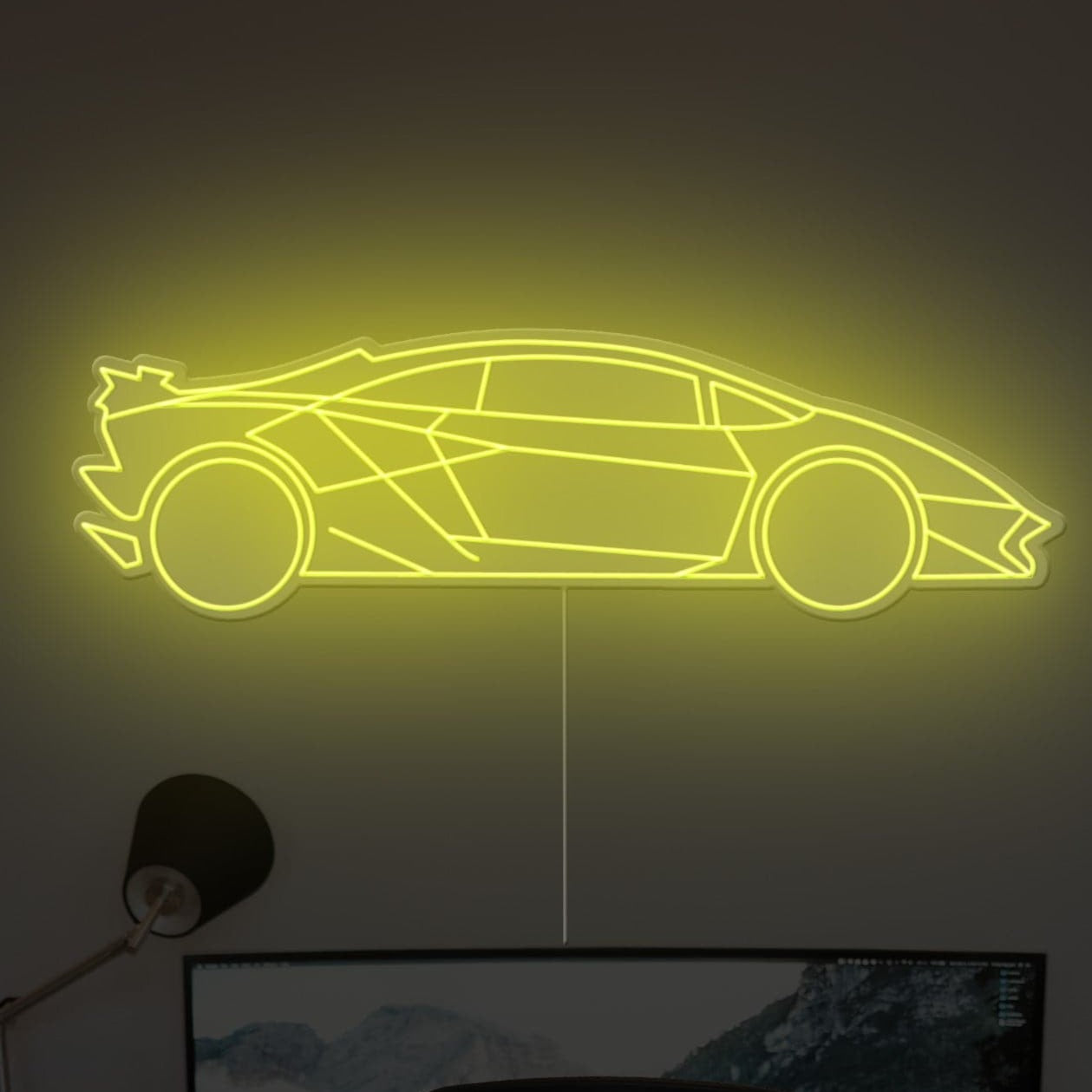 Lamborghini Car Neon Sign
