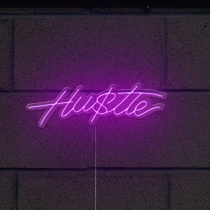 Hustle Neon Sign