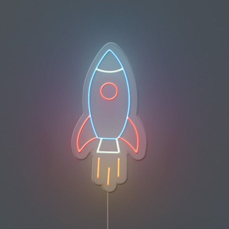 Rocket Neon Sign