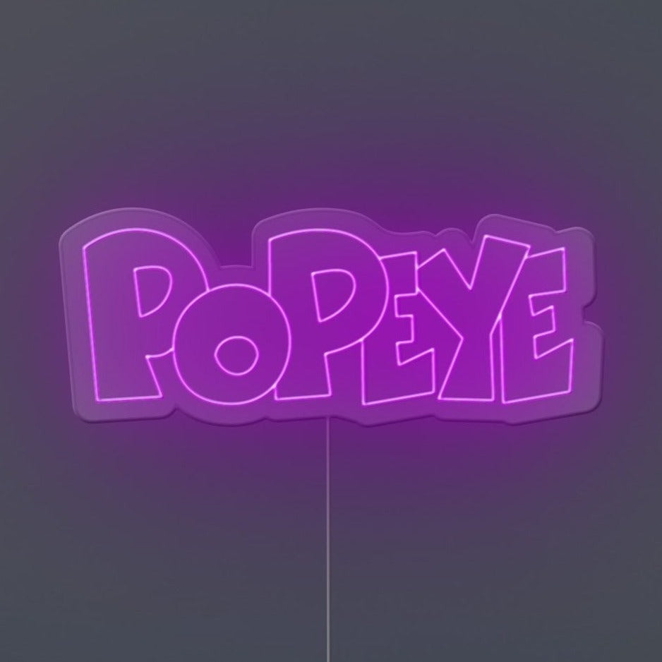 Popeye Neon Sign