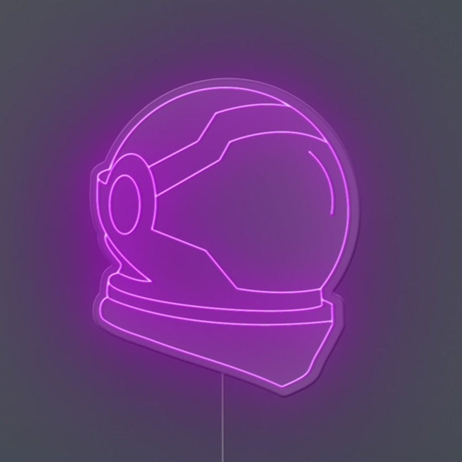 Space Helmet Neon Sign
