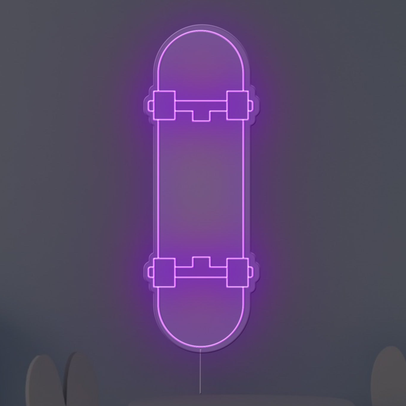 Skate Board Neon Sign