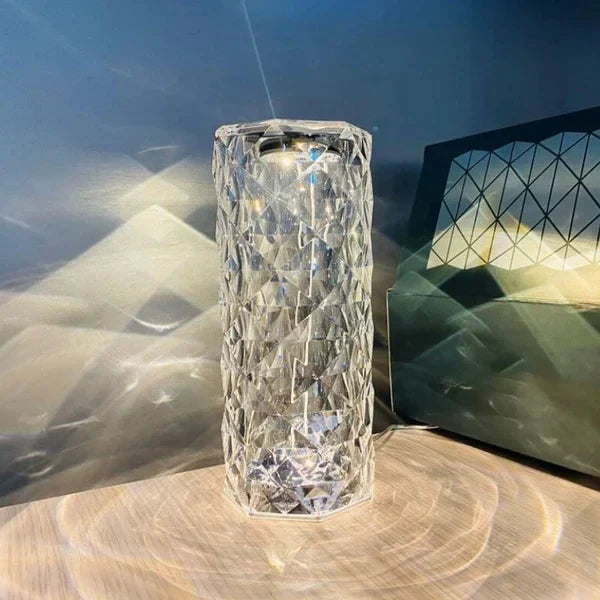 LED CRYSTAL ROSE TOUCH LAMP