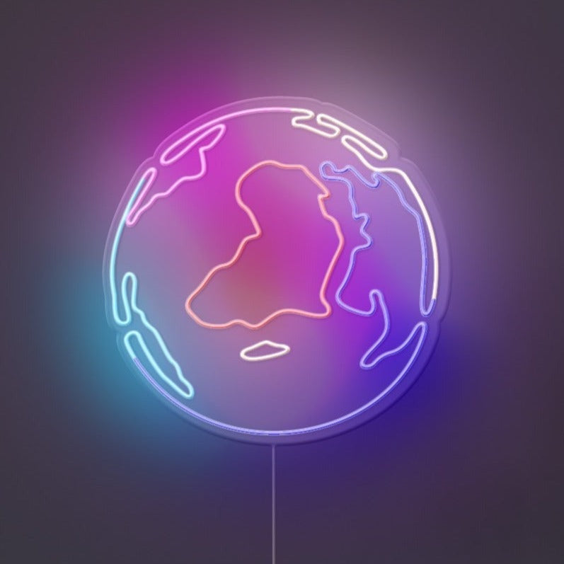 World Neon Sign