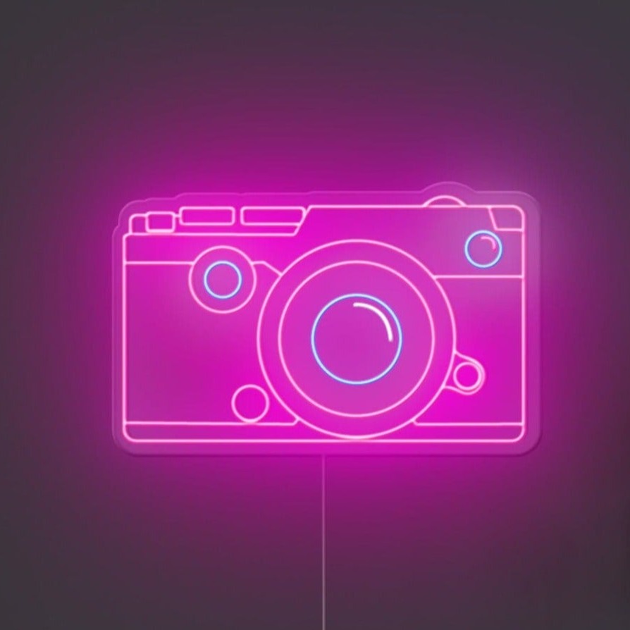 DSLR Camera Neon Sign