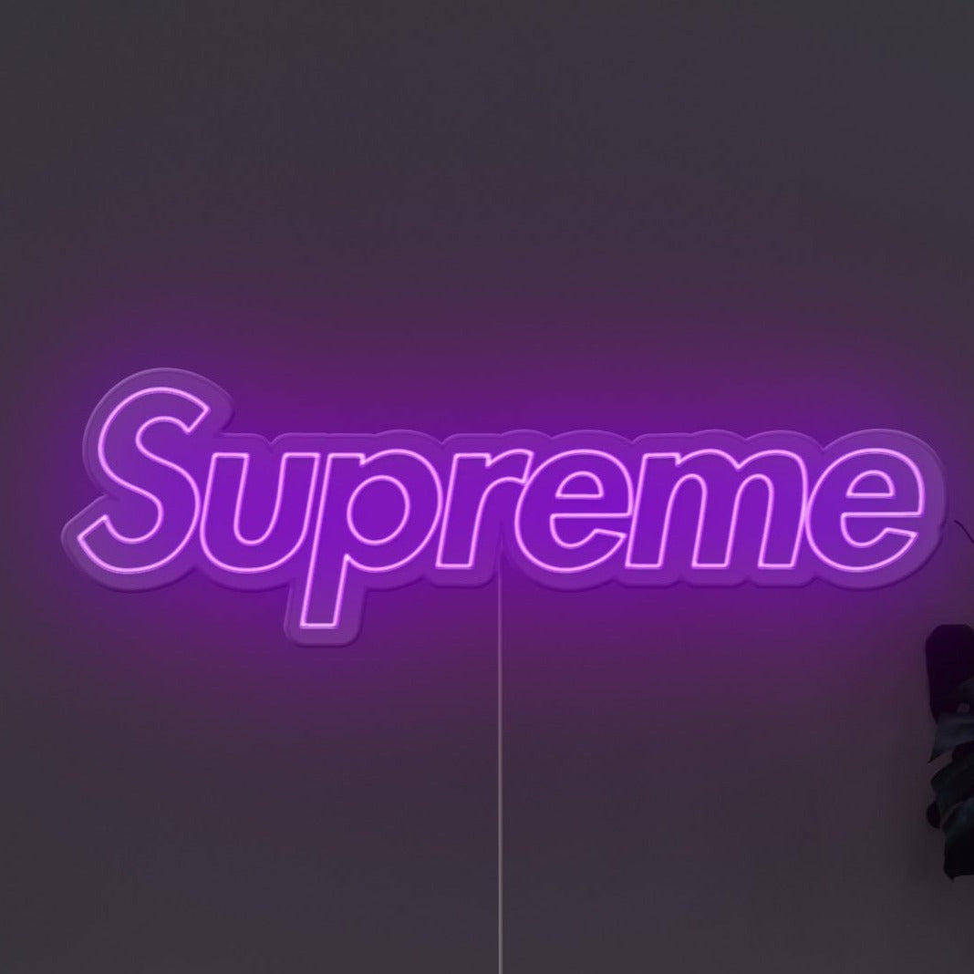 Supreme Neon Sign