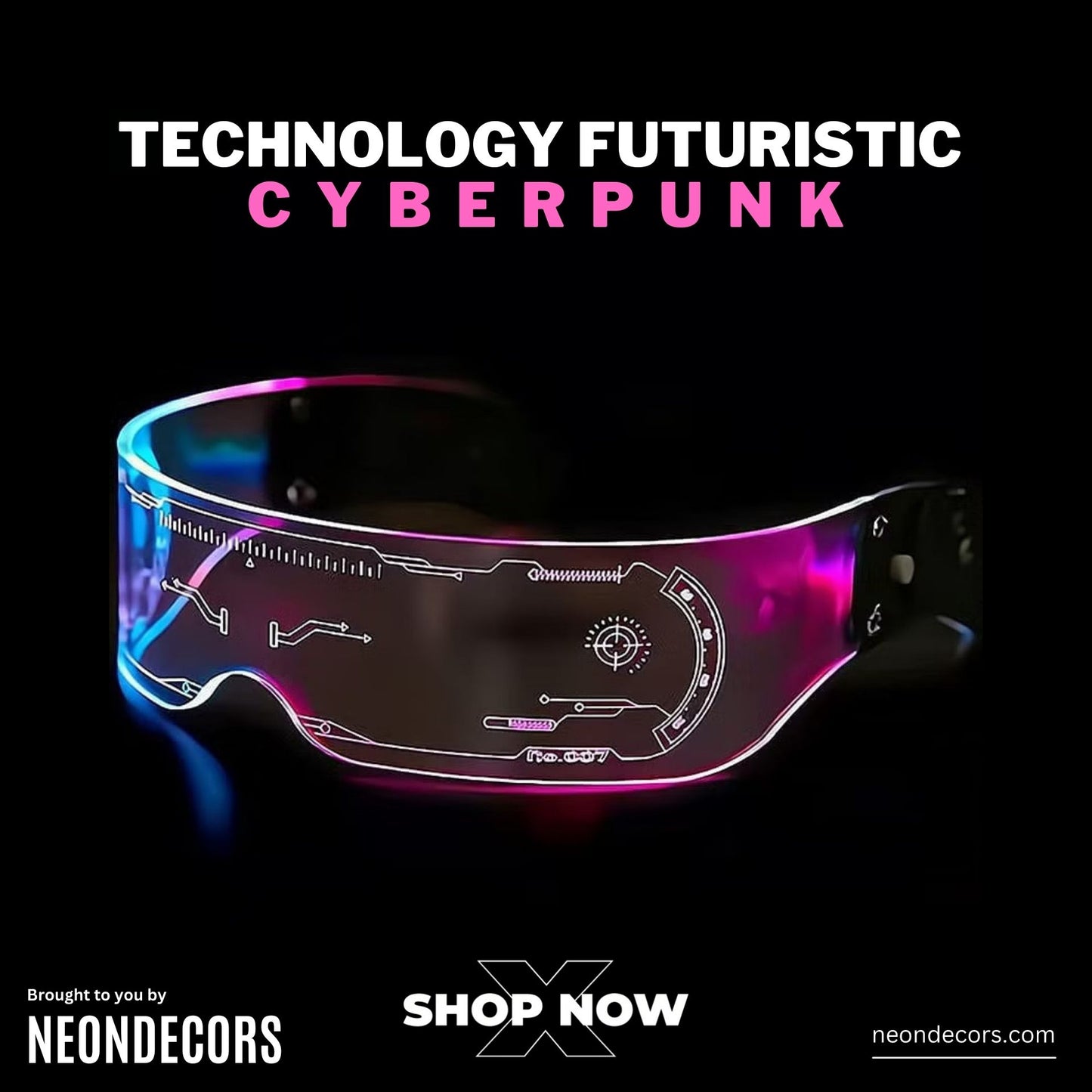 Neon GLO Glasses™️ - Neon Decors™️