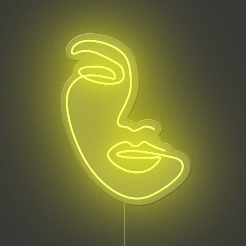 Face Neon Sign