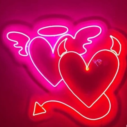 Angel & Devil Neon Sign