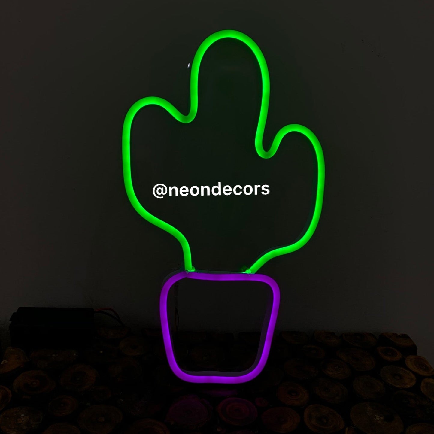 Cactus neon sign