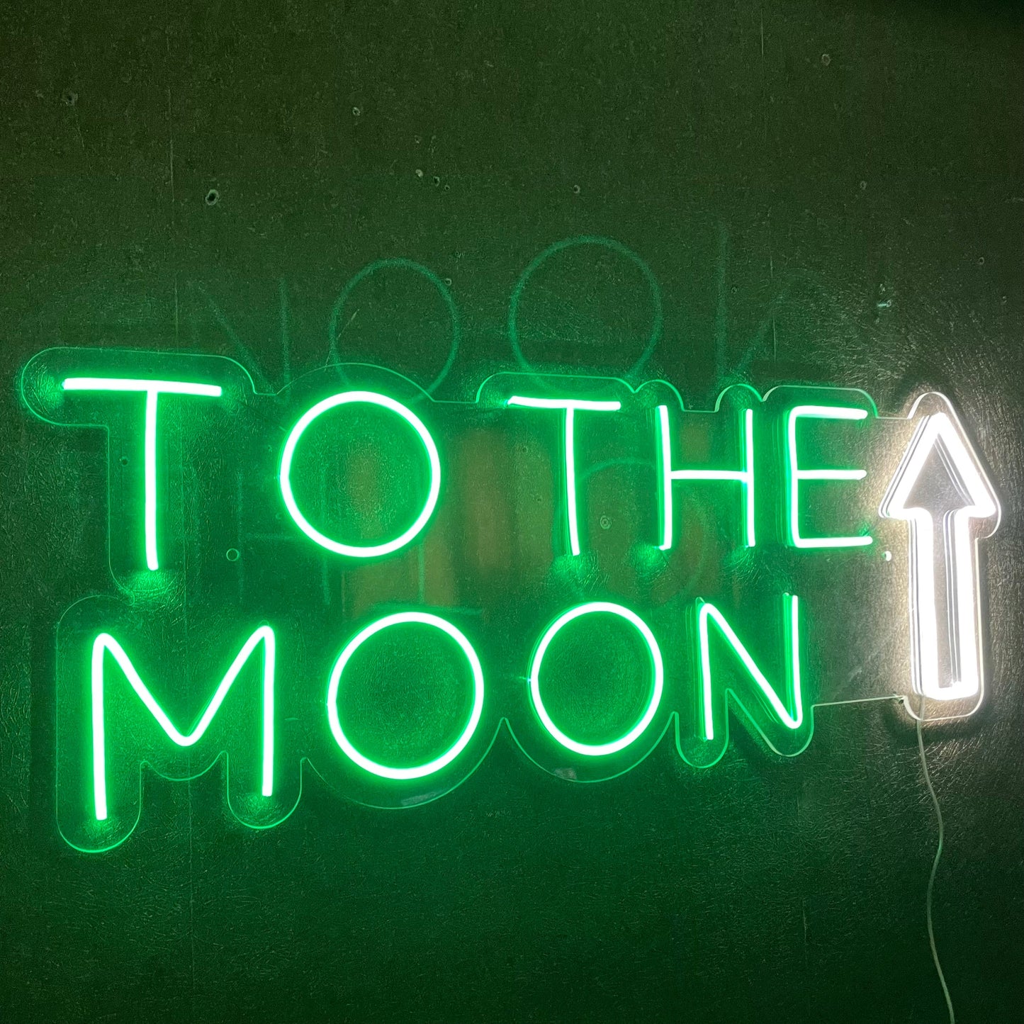 To The Moon Neon Sign