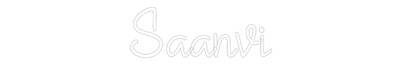 Custom Neon: Saanvi