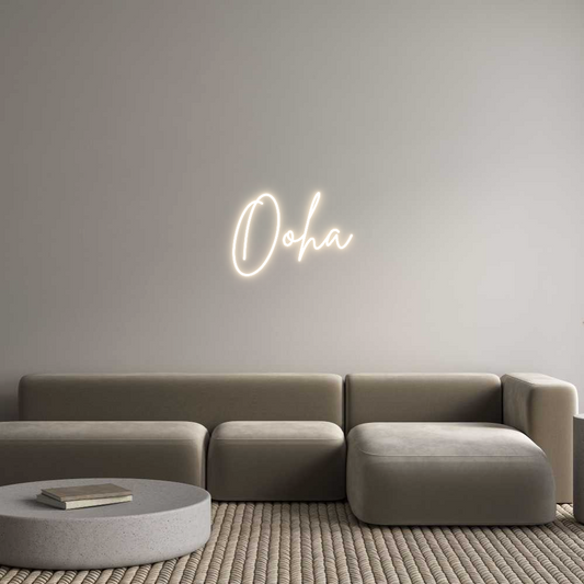Custom Neon: Ooha