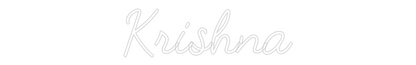 Custom Neon: Krishna