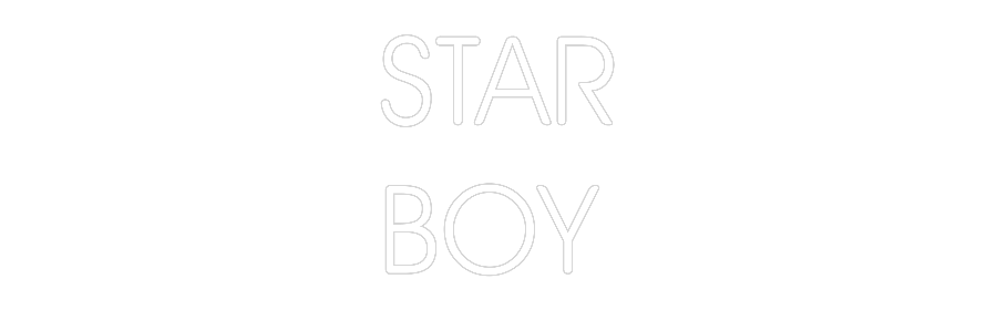 Custom Neon: STAR
BOY