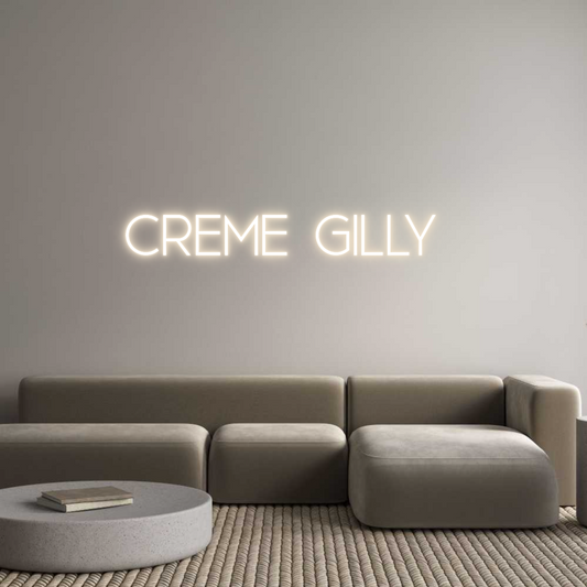 Custom Neon: Creme Gilly