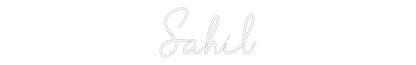 Custom Neon: Sahil