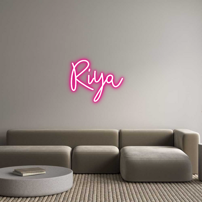 Custom Neon: Riya