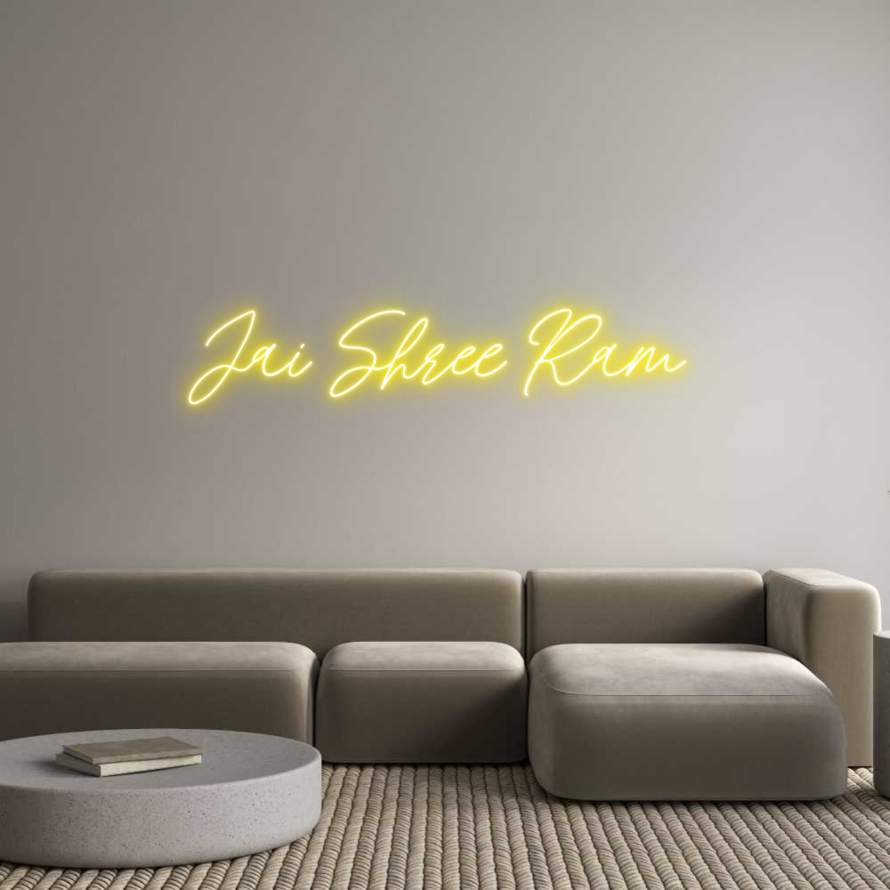 Custom Neon: Jai Shree Ram