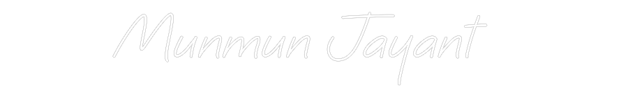 Custom Neon: Munmun Jayant