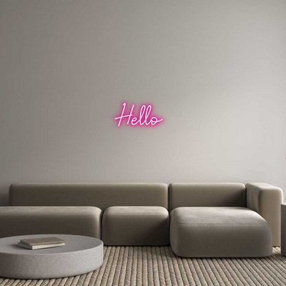 Custom Neon: Hello