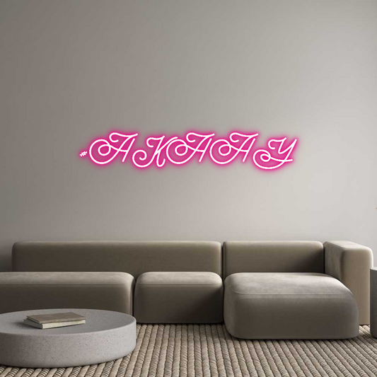 Custom Neon: #AKAAY