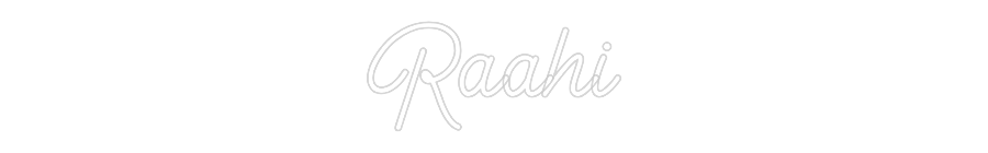 Custom Neon: Raahi