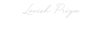 Custom Neon: Lovish Priya