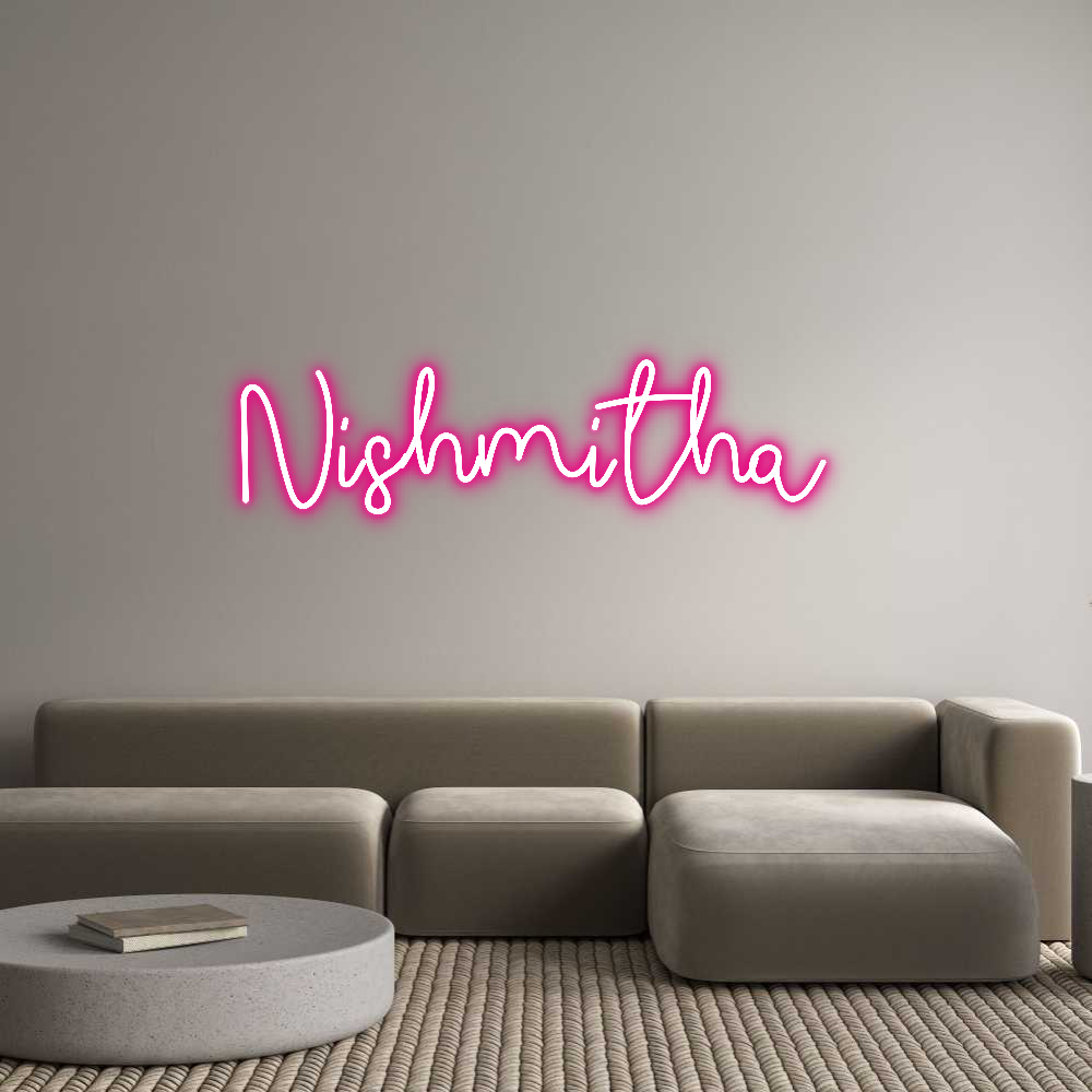 Custom Neon: Nishmitha