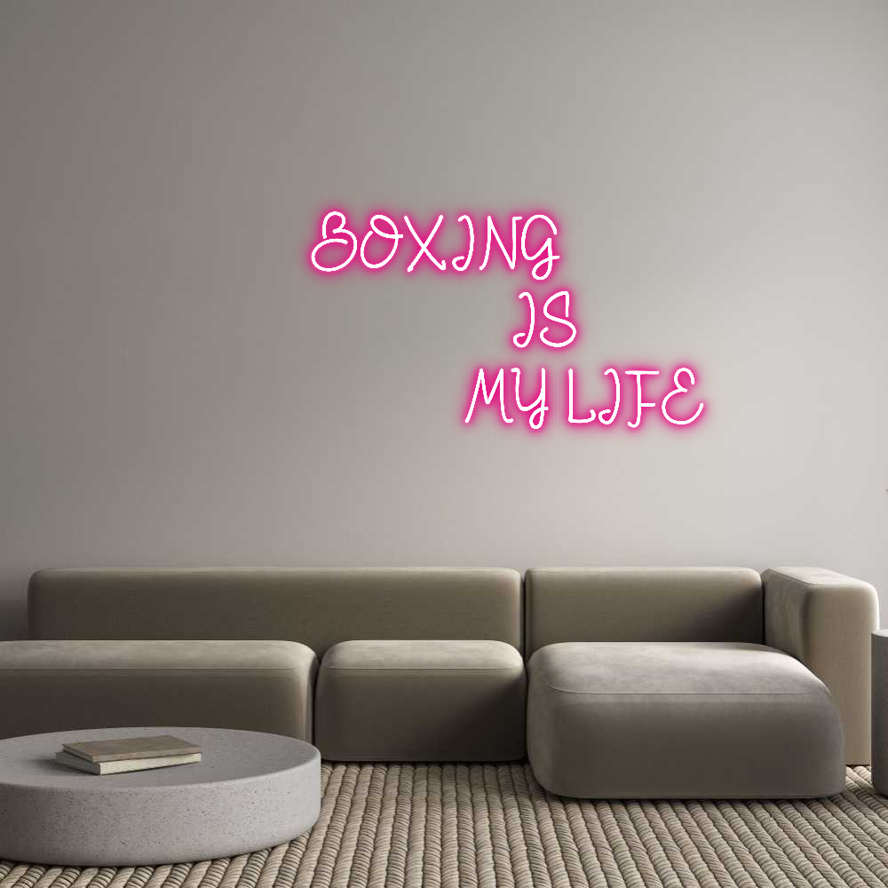 Custom Neon: BOXING 
    ...