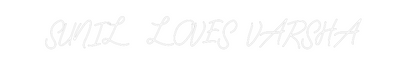 Custom Neon: SUNIL  LOVES ...