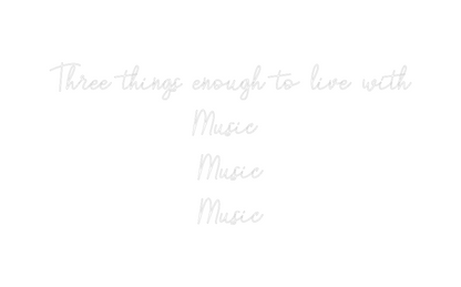 Custom Neon: Three things ...